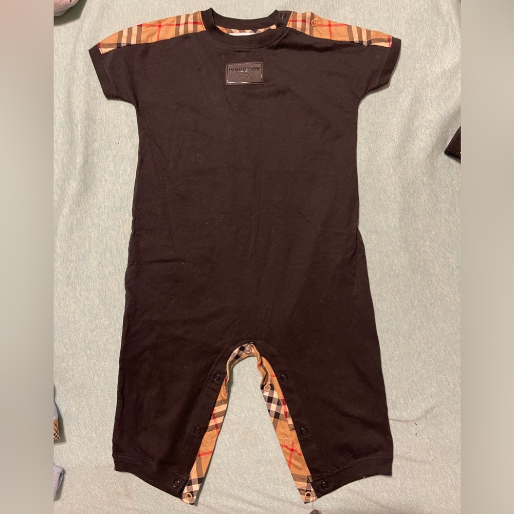 Burberry onesie suit worn once , great condition like new